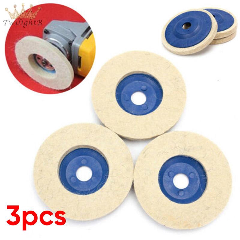 4 Inch Wool Buffing Felt Disc For 100 Angle Grinder Stainless steel