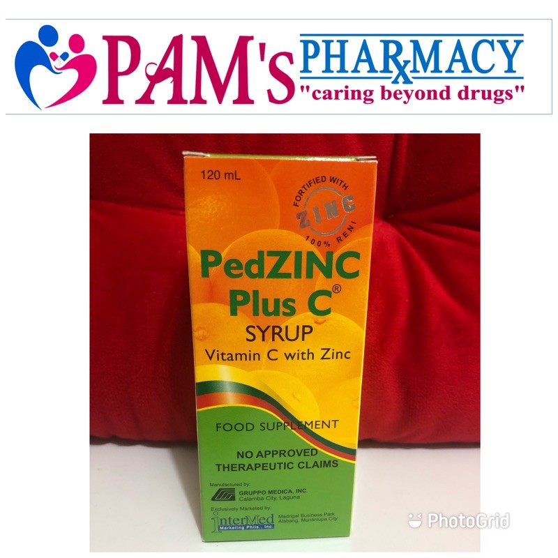Pedzinc Plus C syrup 120ml Shopee Philippines