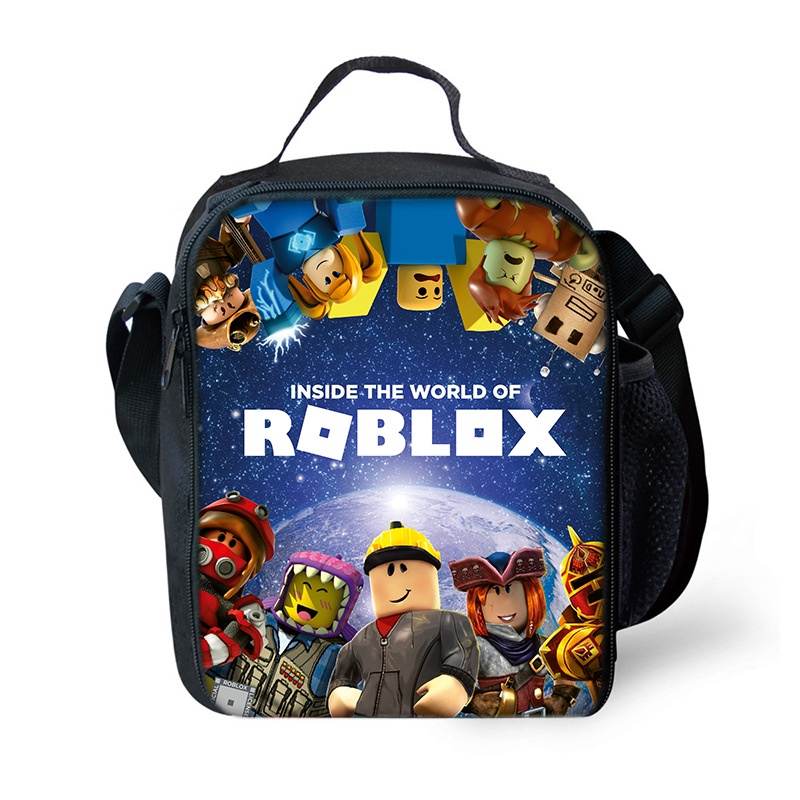 Roblox lunch box for kids boy Messenger bag for men Shoulder Backpack