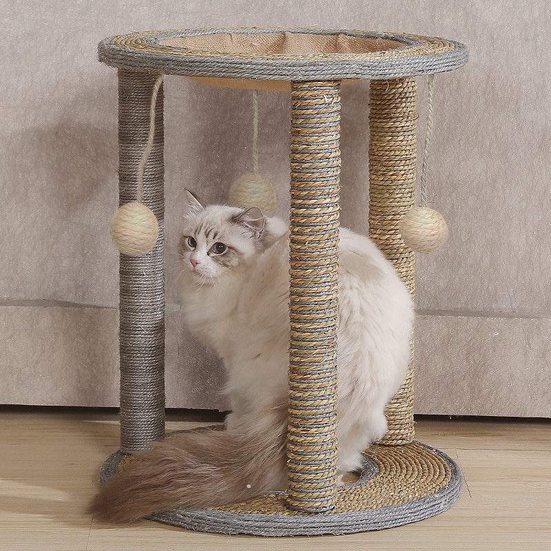 Cat Climbing Frame Double Layer with Pet Toys for Cats Climbing Frame