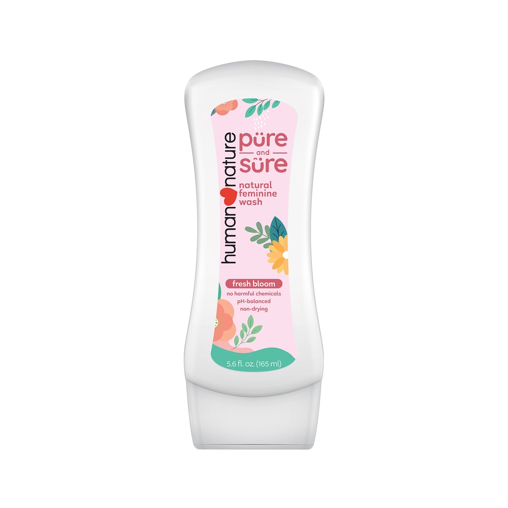 Human Nature Pure And Sure Natural Feminine Wash 165ml Shopee Philippines