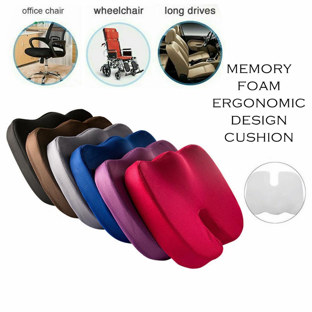 Breathable travel ushape seat cushion coccyx orthopedic memory foam u