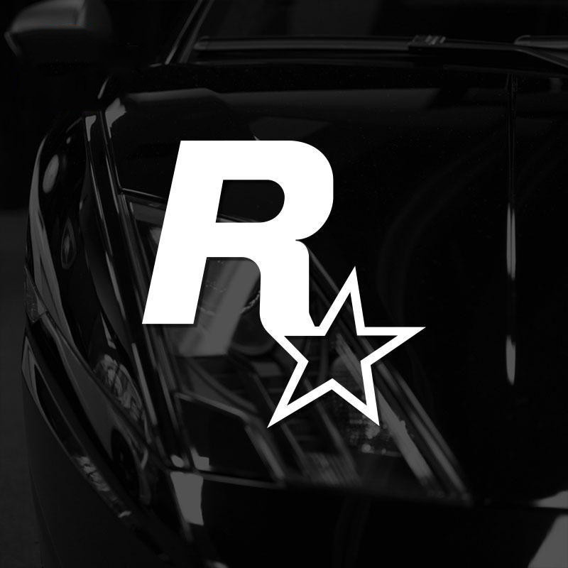 GTA 5 Sticker Speed R Star Peripheral Personality Game Sticker Car