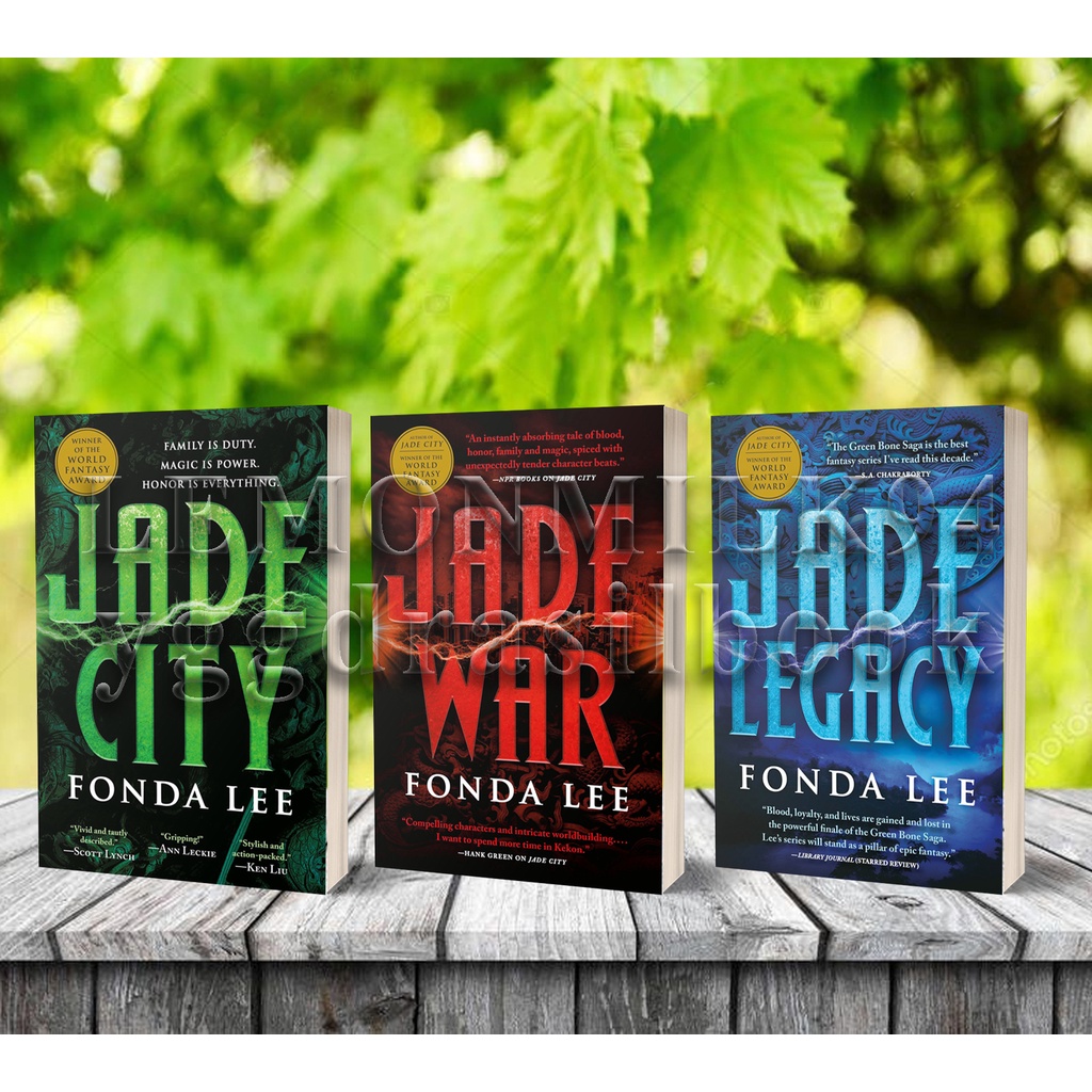 Green Bone Saga Series Jade City Jade War Jade Legacy by Fonda