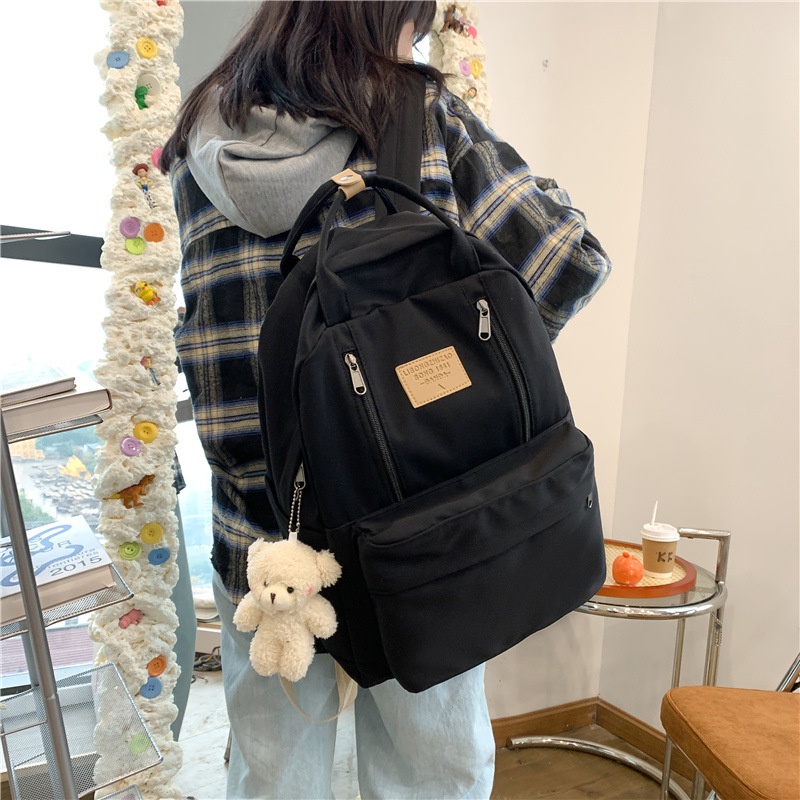 Korean Style Women Backpack Fashion school bag donutstyle large