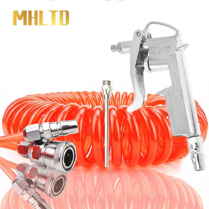 Spray Gun Air Duster Blow Spring Tube Pipe Spring Air Hose PU