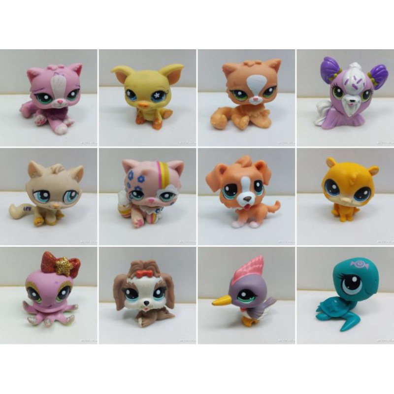 Authentic 1littlest Pet Shop Children's toys animal lps Second Hand