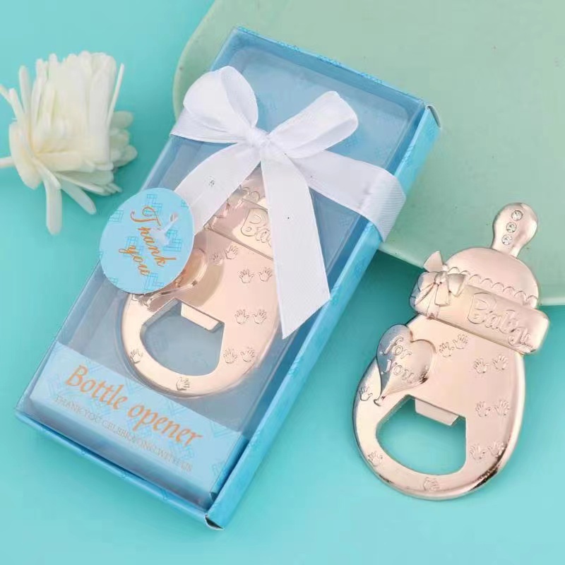 12pcs Baby Boy Fedding Bottle Christening Baptismal dedication Souvenir