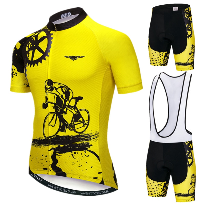[READY STOCK] Cycling Jersey Set Men Mountain Bike Clothing Summer MTB