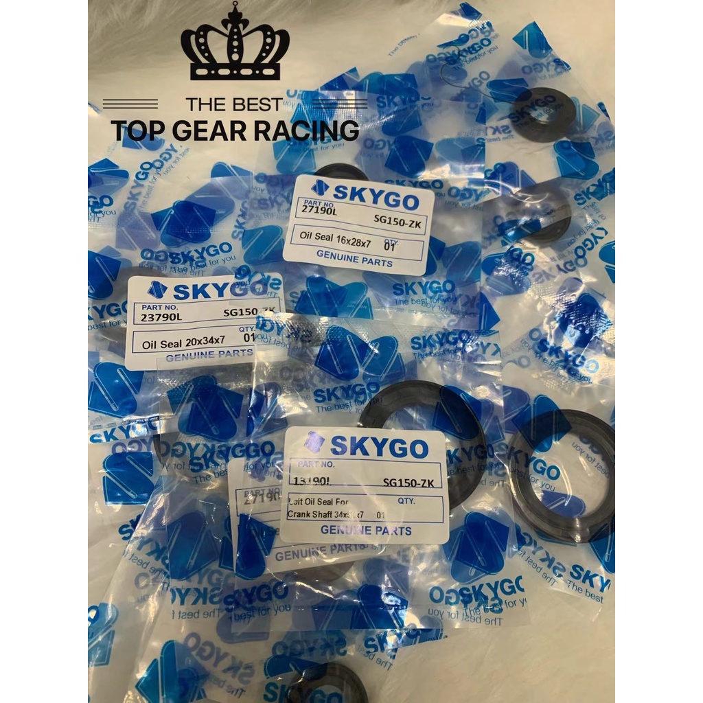 SKYGO Front Fork Oil Seal Engine Sprocket Oil Seal Genuine Motorcycle