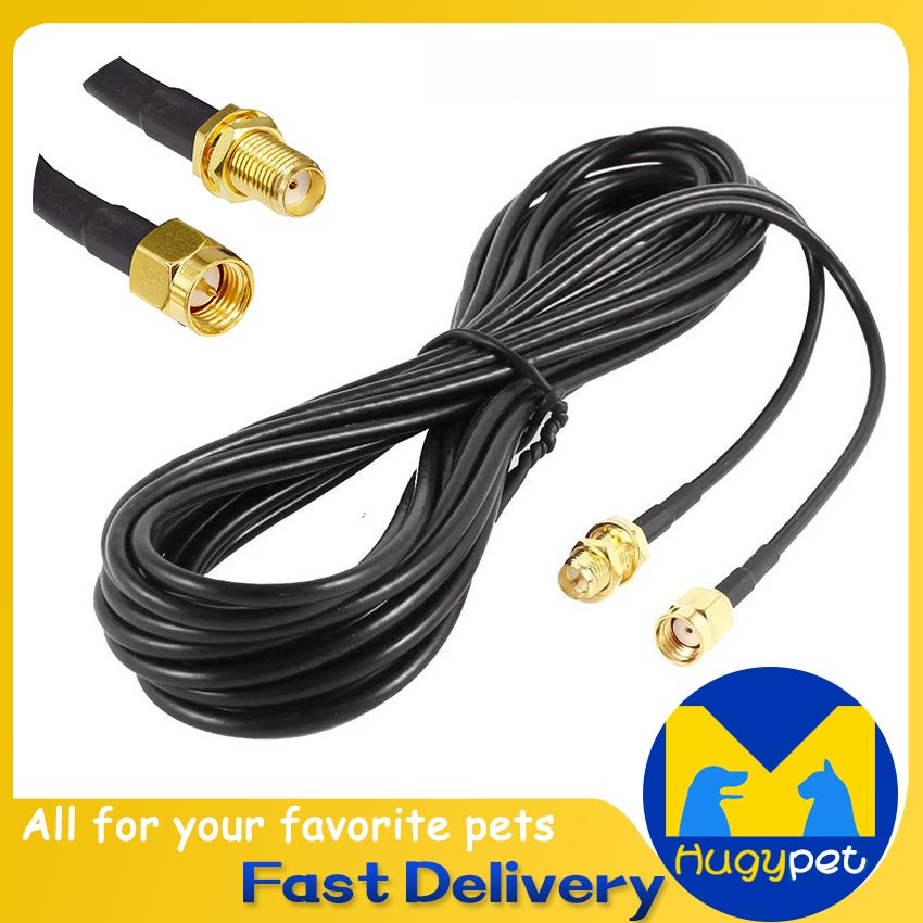 RG58 Coaxial Cable RG58 RG58U Coax Pigtail Wire Cables 10M Meters 4G