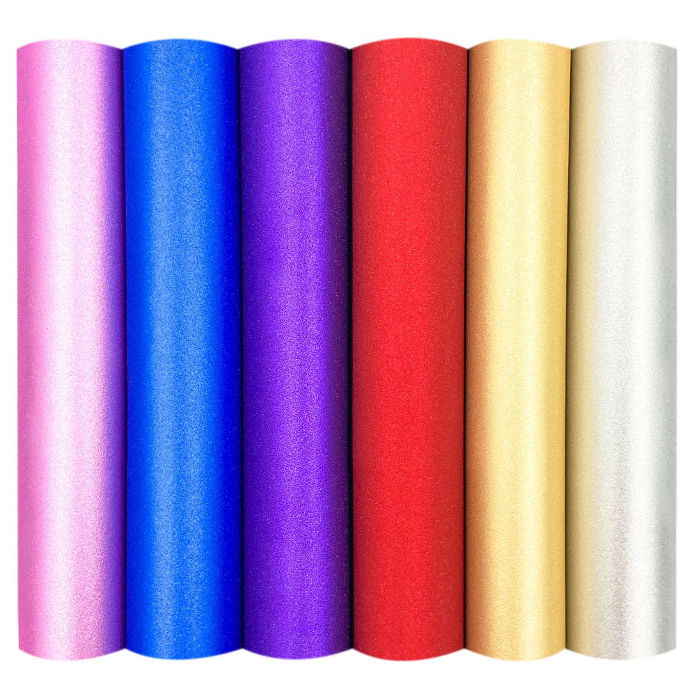 Glitter Self Adhesive Craft Vinyl Stick to Glass Metal Making Sign for