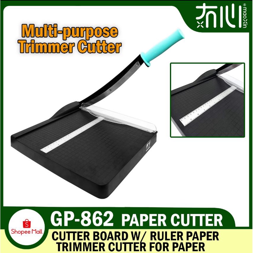 GP862 Paper Cutter Board with Ruler Paper Trimer Cutter for Paper