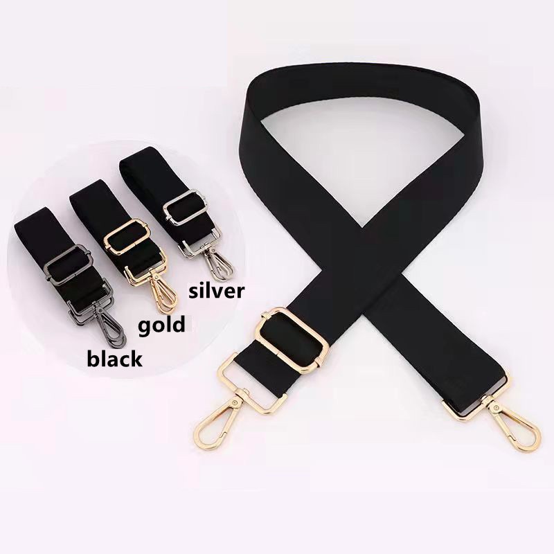 Solid Color Nylon Strap for Men's Shoulder Bag Replacement Adjustable