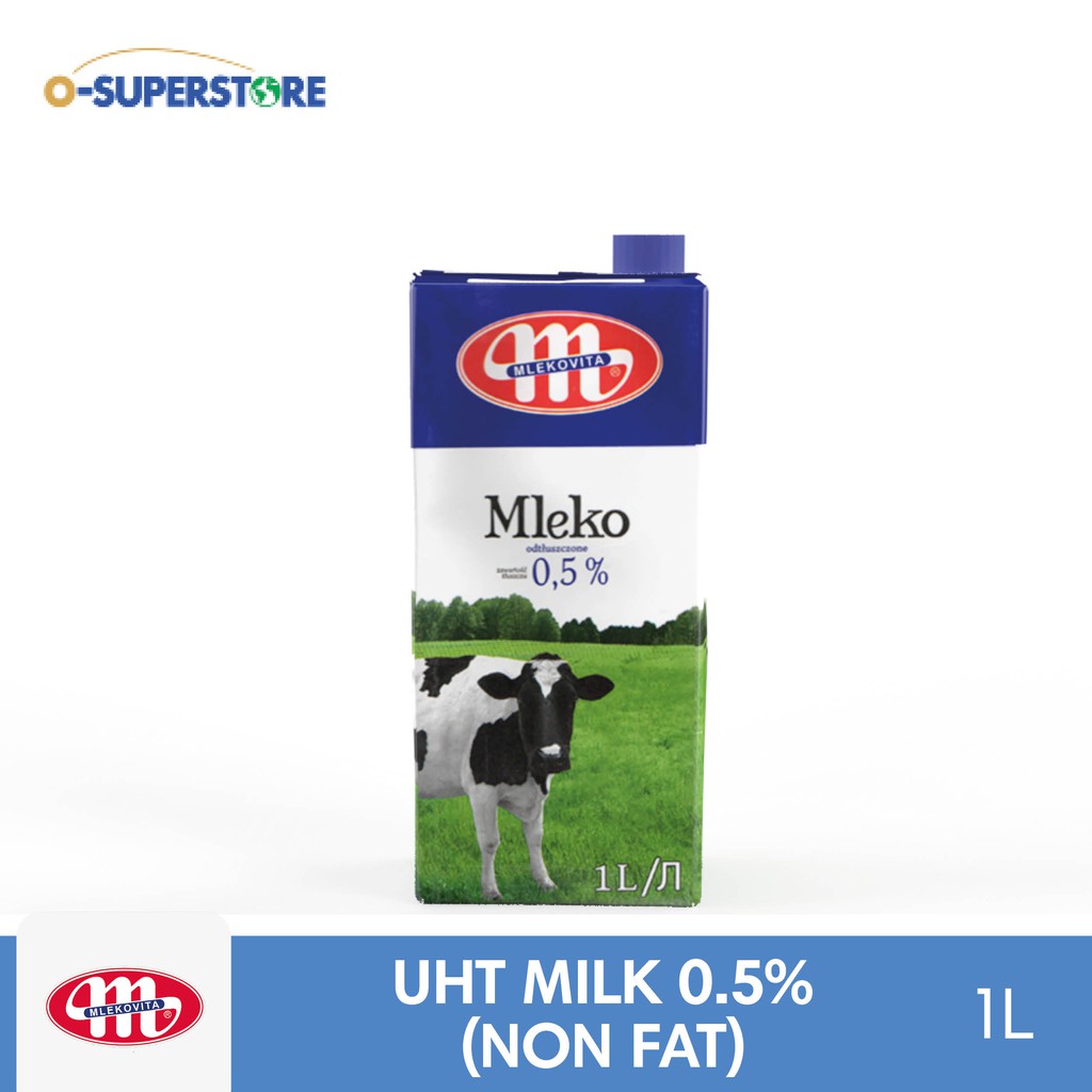 Mlekovita UHT Milk 0.5 (Non Fat) 1L / 1 Liter Shopee Philippines