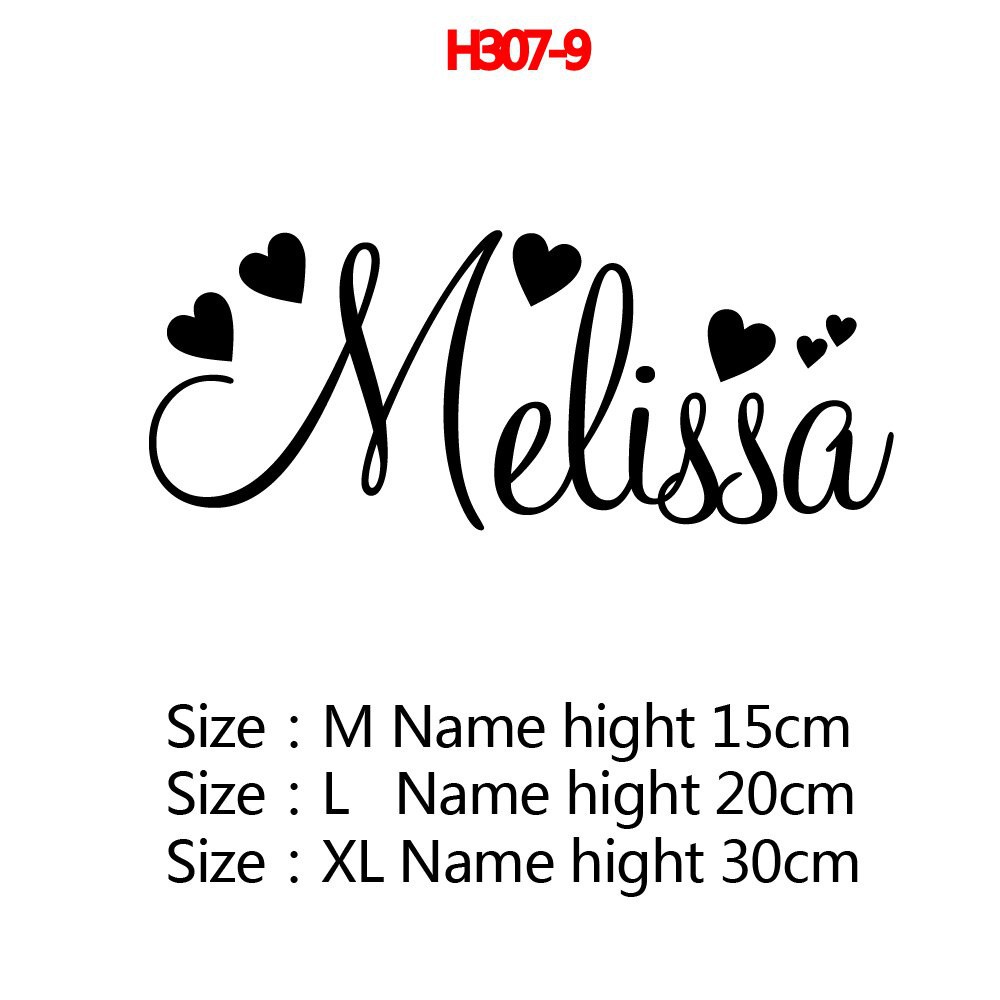 Personalized Custom Name Butterfly Wall Sticker Wallpaper For Nursery