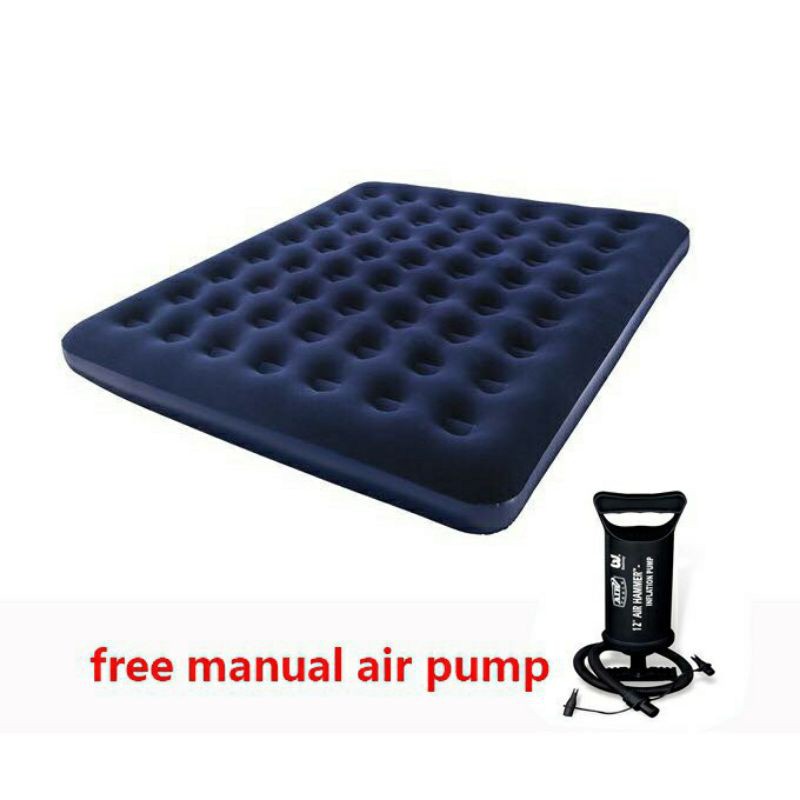 Queen Size Best Way Inflatable Airbed 67003 with Manual Air Pump