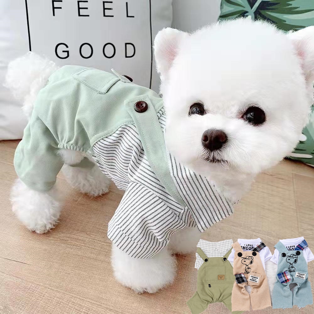 Dog Jumpsuit Puppy clothes pet clothes cat clothes dog clothes spring