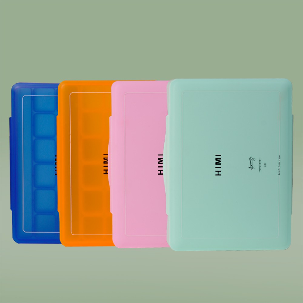 Gouache Paint Set, 24 Colors x 30ml Unique Jelly Cup Design Watercolor