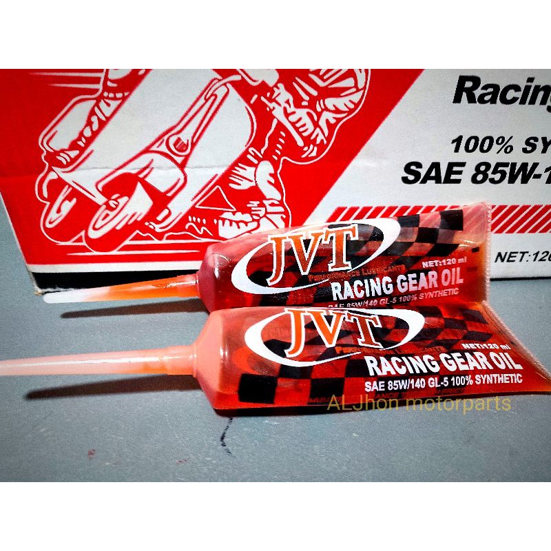 JVT GEAR OIL Racing 100 Fully Synthetic 85w140 GL5 120ml Shopee