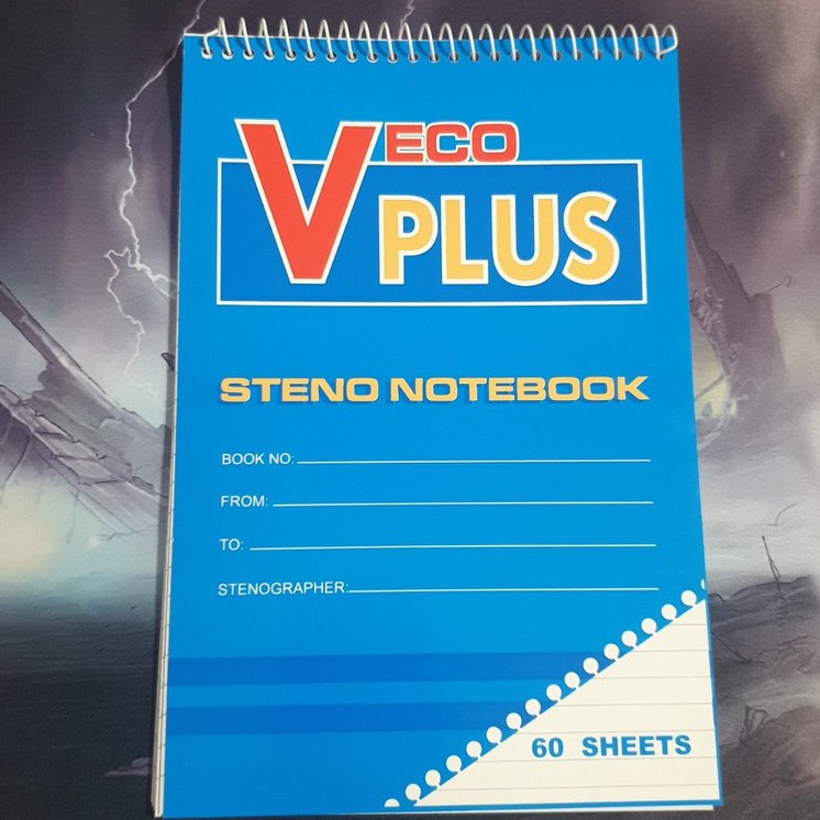 [FPS FairPriceSupplies] VECO STENO NOTEBOOK 60 SHEETS Shopee Philippines