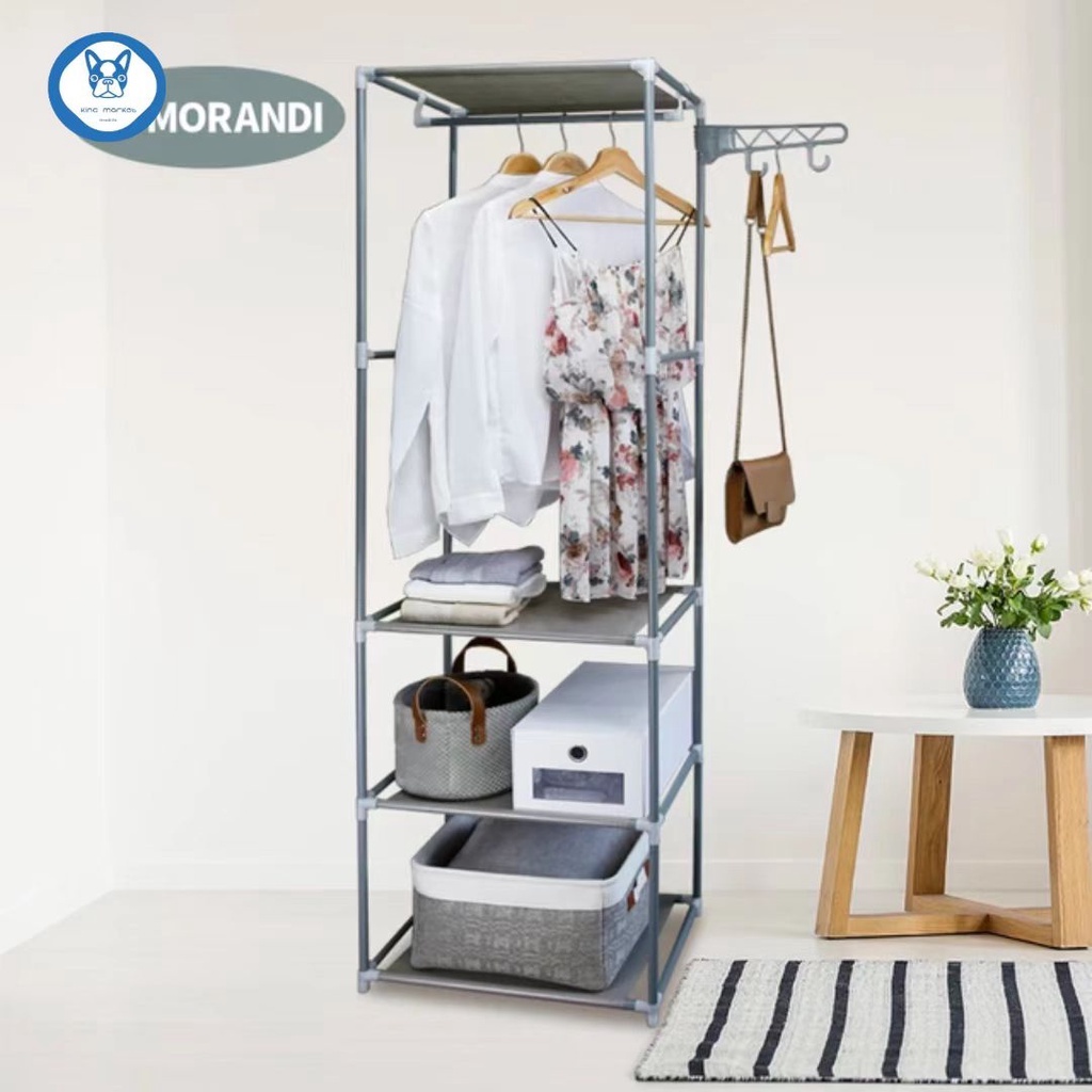 KM Coat Rack Creative Simple Coatrack Bedroom Floor Bedroom Multi