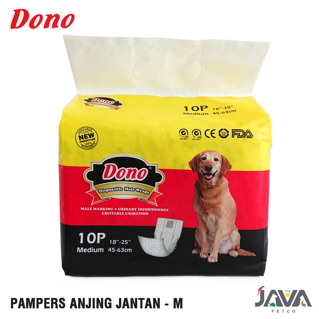 Dog Pampers/Male Dog Diapers M Male Disposable Diapers Shopee