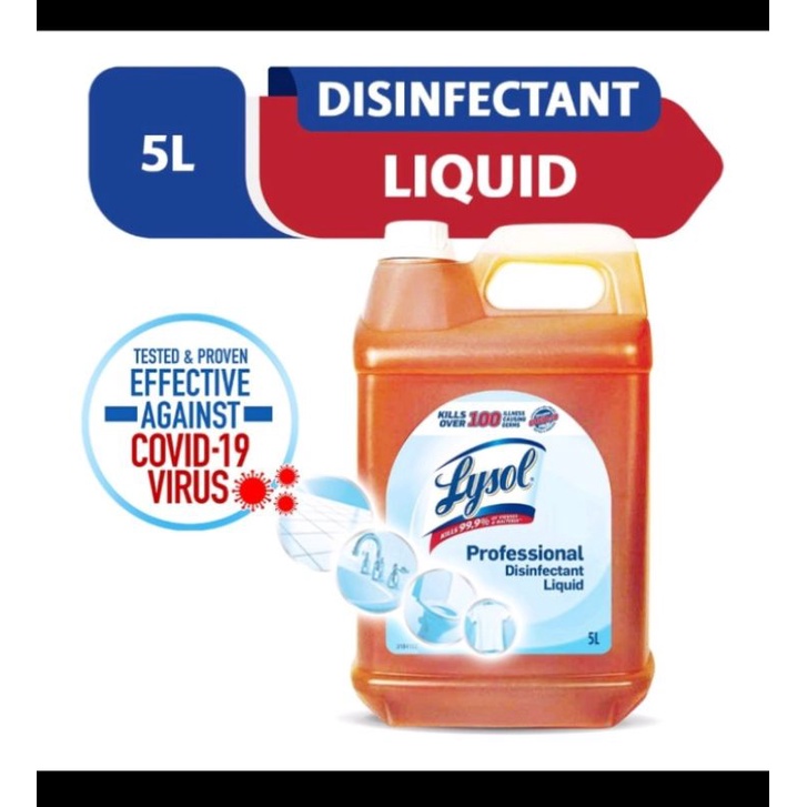 Lysol Professional Disinfectant Liquid 5Liters Shopee Philippines