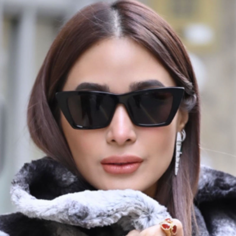 Fashion Heart Evangelista YSL Cat Eye Sunglasses for Women Men Shopee
