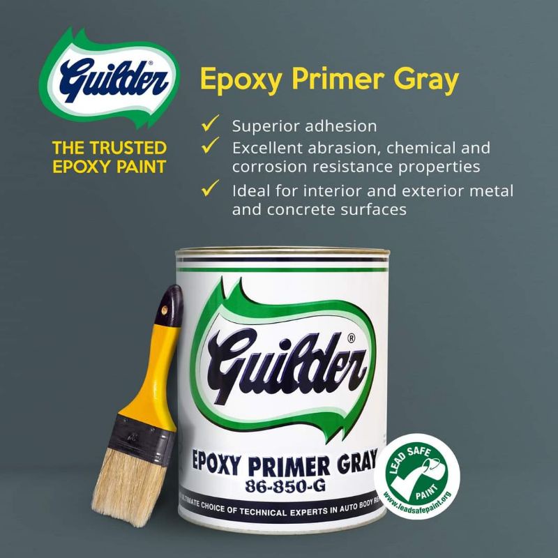 GUILDER Epoxy Primer Gray with catalyst (4 liters) Shopee Philippines