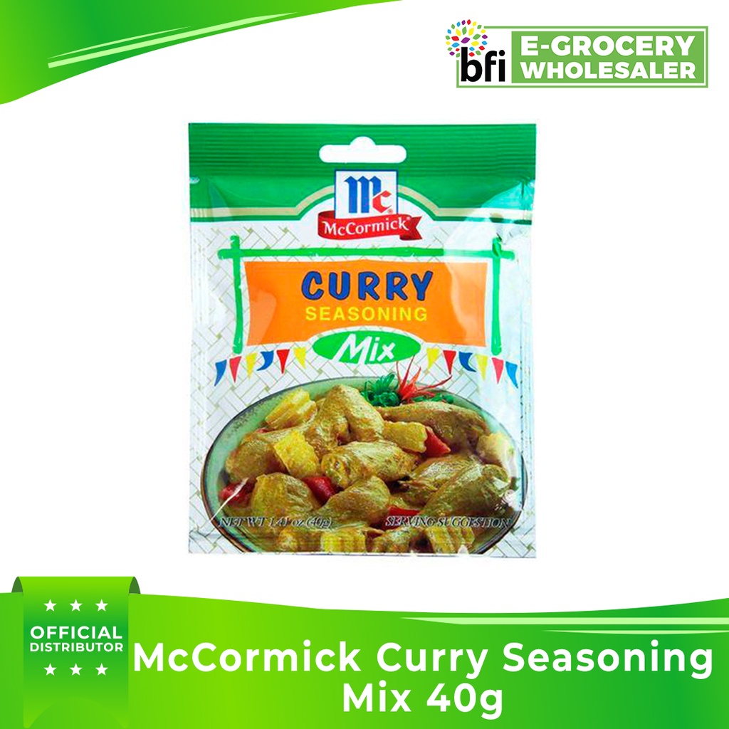 BFI McCormick Curry Seasoning Mix 40g Shopee Philippines