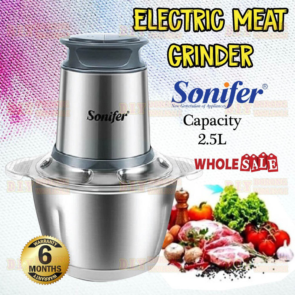[6 MONTH WARRANTY] Electric SONIFER Food Chopper Meat Grinder SF8060 2