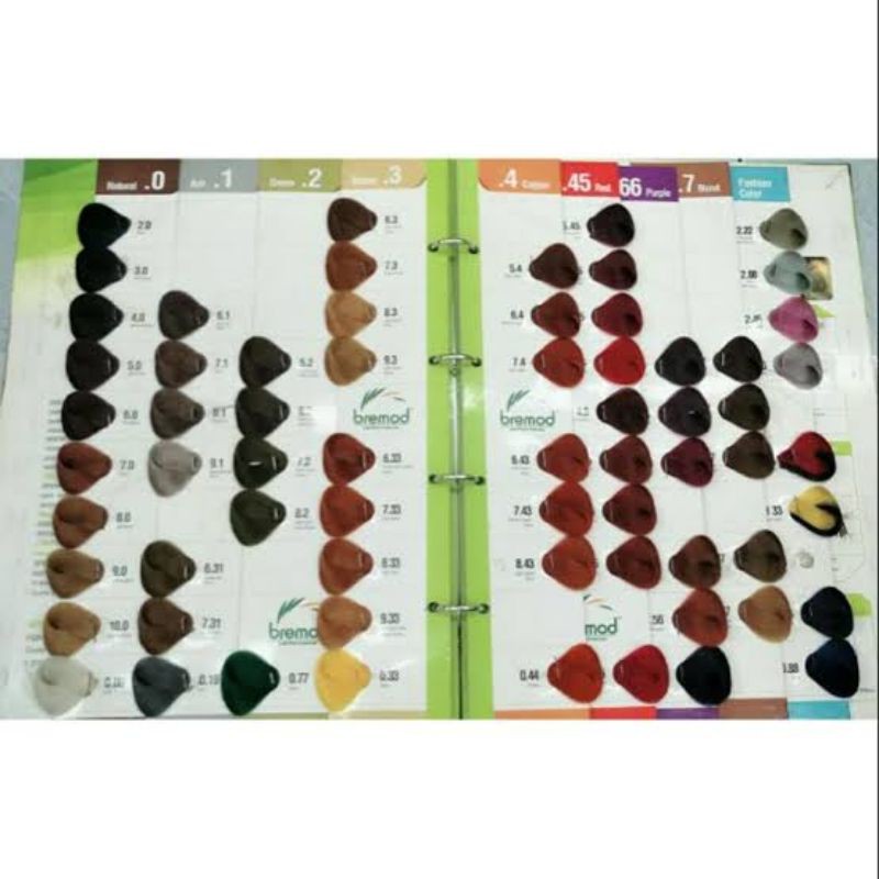 BREMOD HAIR COLOR CHART Shopee Philippines