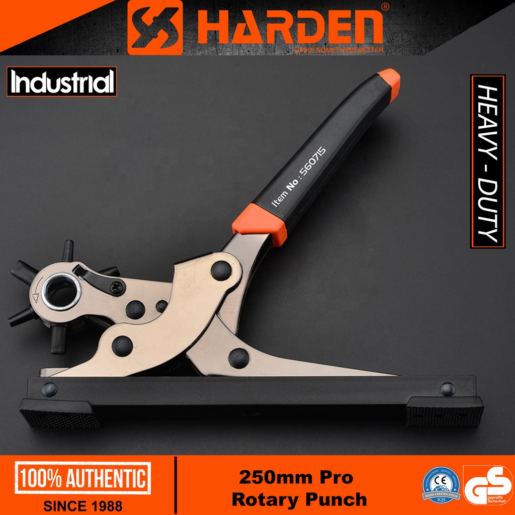 Harden 560715 250mm Pro Rotary Punch Heavy Duty Heat Treated Carbon