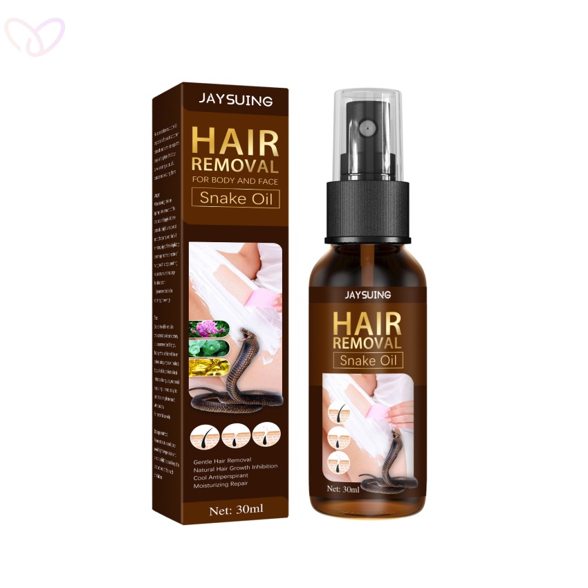 30ml Powerful Permanent Painless Hair Removal Spray Snake Oil Spray Stop Hair Growth Inhibitor