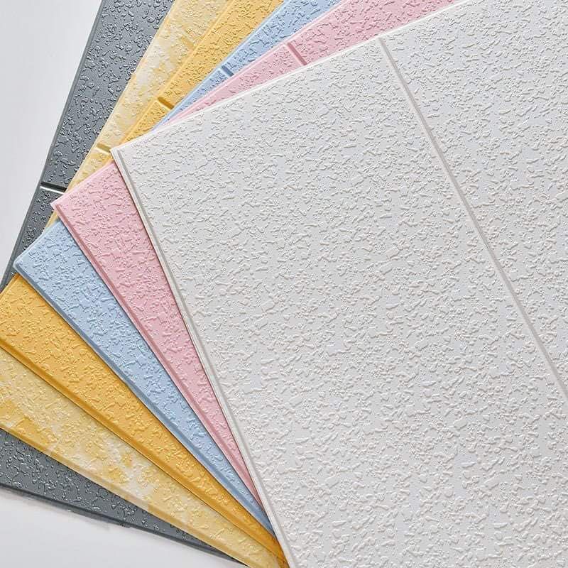 3D 70*70cm foam bricks self adhesive tape waterproof wall sticker