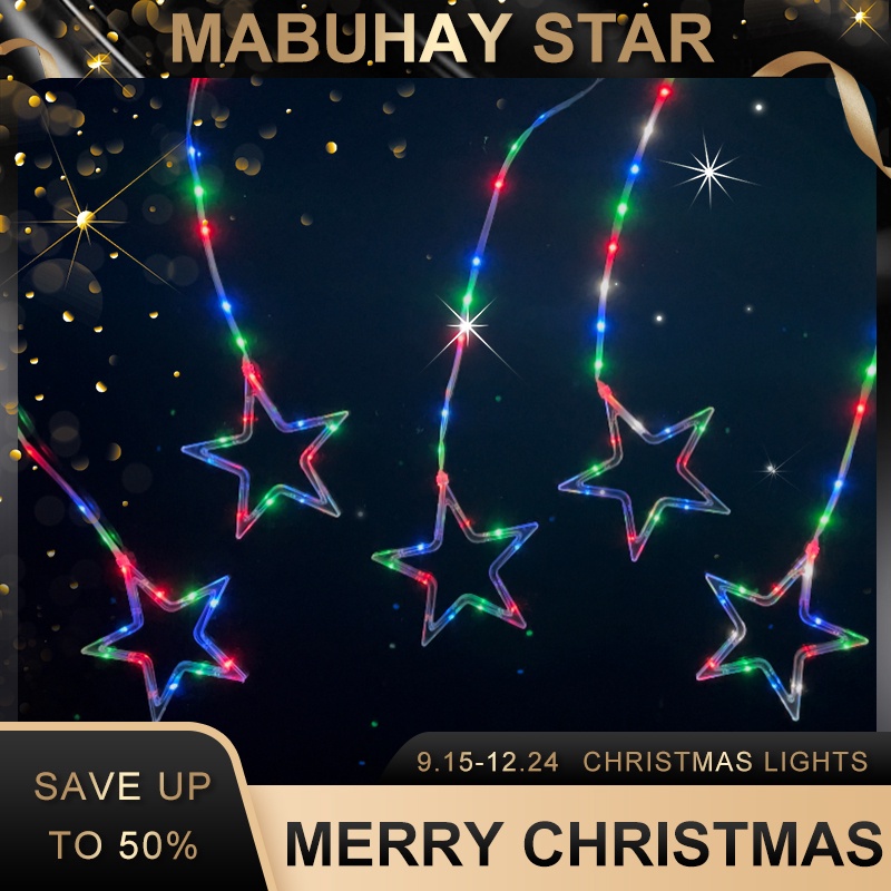 COD MABUHAY STAR DECORATIVE LIGHTS/ SIX STRIP / 2835 PATCH / OUTDOOR / LOW VOLTAGE / CHRISTMAS