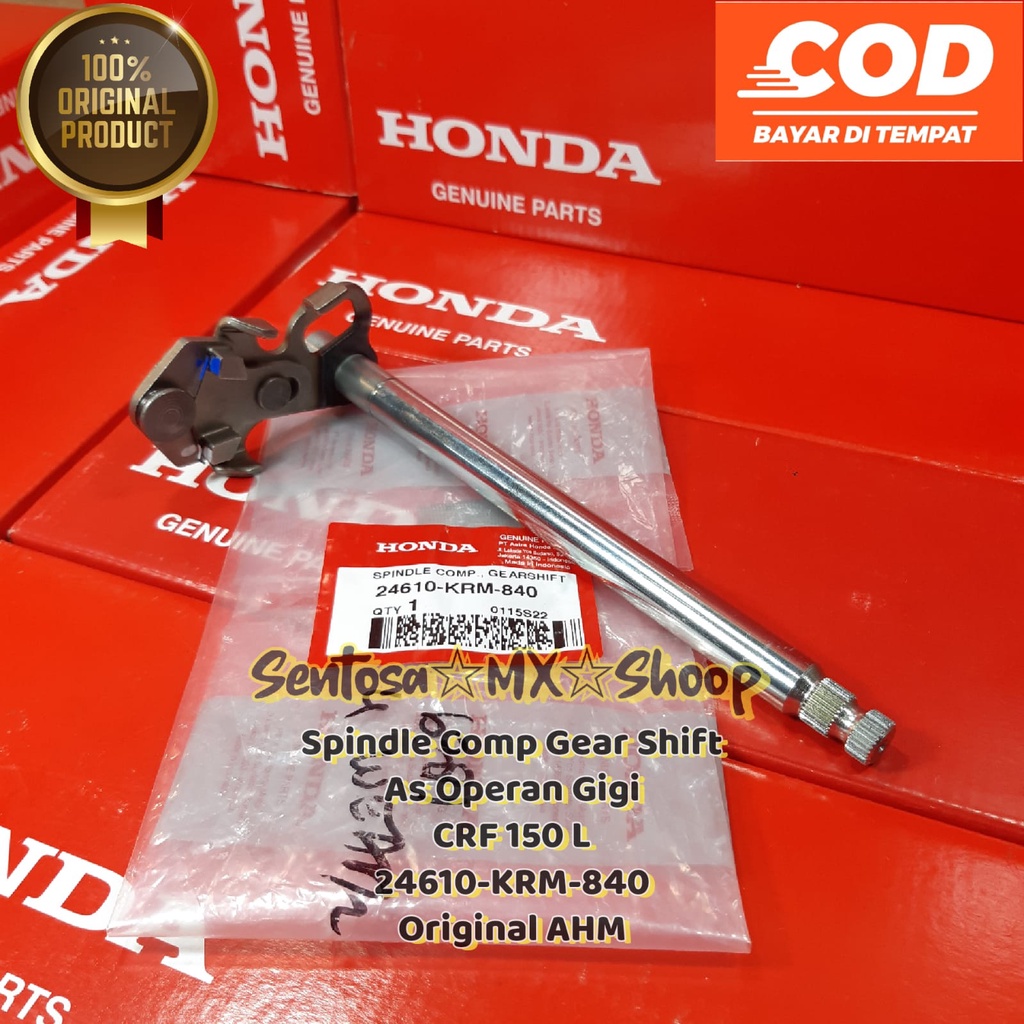 (CRF 150 L) Axle Pass Gear/SPINDLE COMP GEARSHIFT 24610KRM840