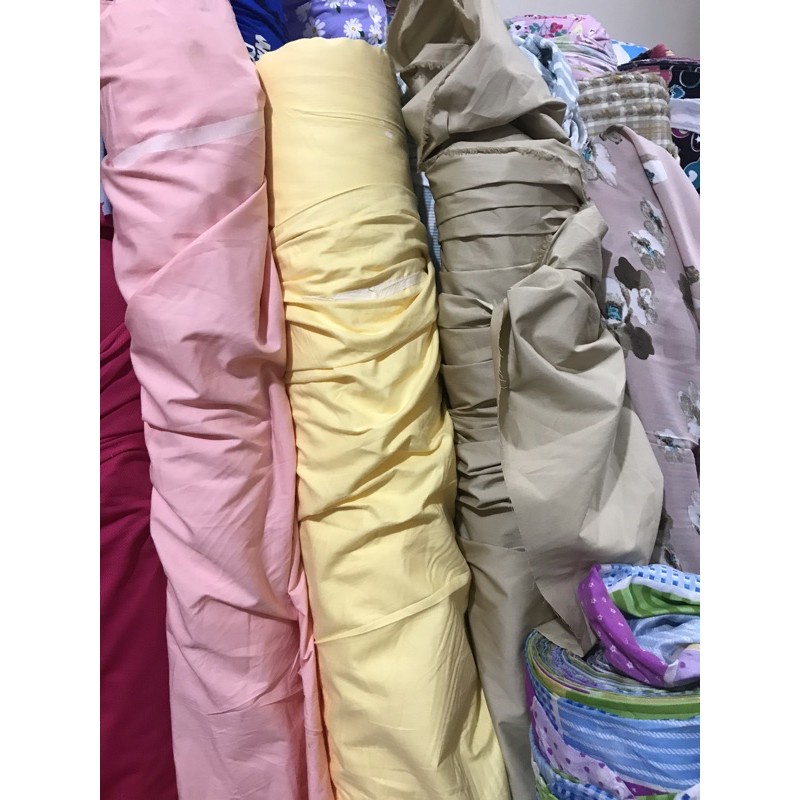 Plain Woven Cotton Fabric (PER YARD) Shopee Philippines
