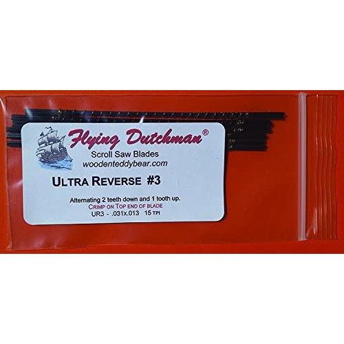Flying Dutchman Ultra Reverse One Dozen Scroll Saw Blade Pack Shopee