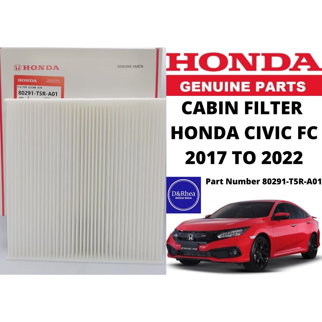 NEW ARRIVAL HONDA CIVIC FC CABIN AIRCON FILTER CIVIC FC 2016 TO 2022