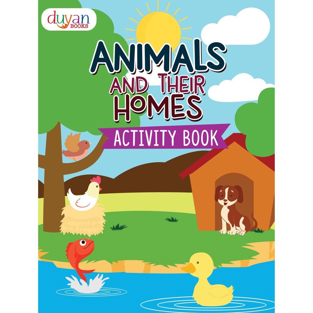 Animals And Their Homes Activity And Coloring Book Duyan Books