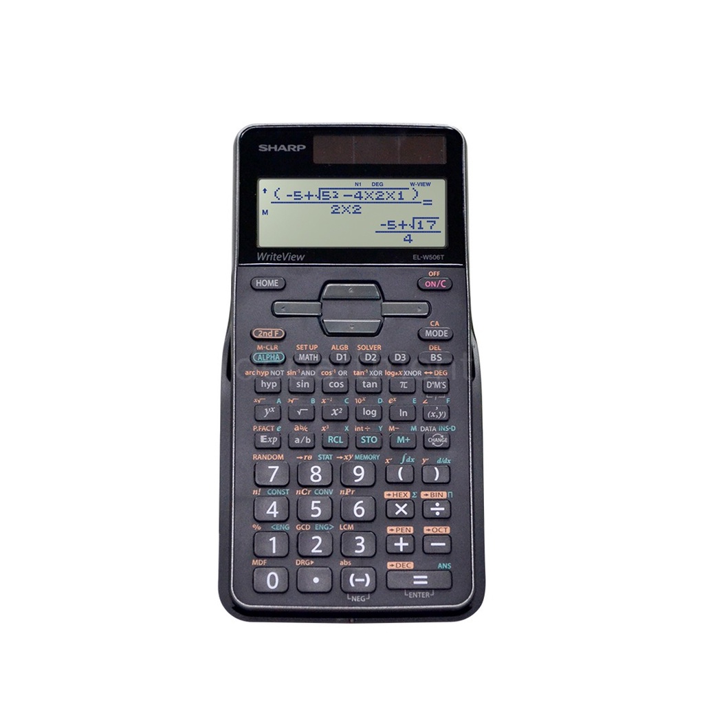 SHARP 100 Authentic Scientific Calculator ELW506T Gray Shopee