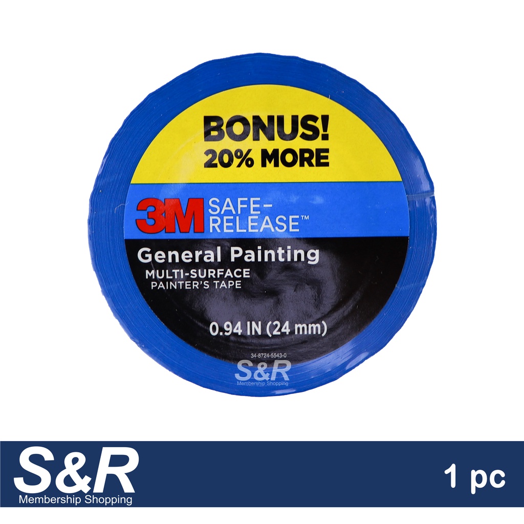 3M SafeRelease General Painting MultiSurface Painter's Tape 1pc Shopee Philippines