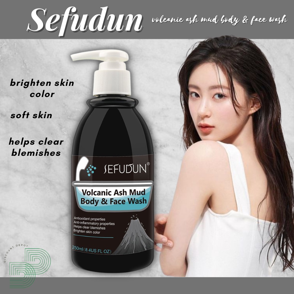 LIFUSHA/SEFUDUN Volcanic Mud Shower Gel Body Wash Whitening