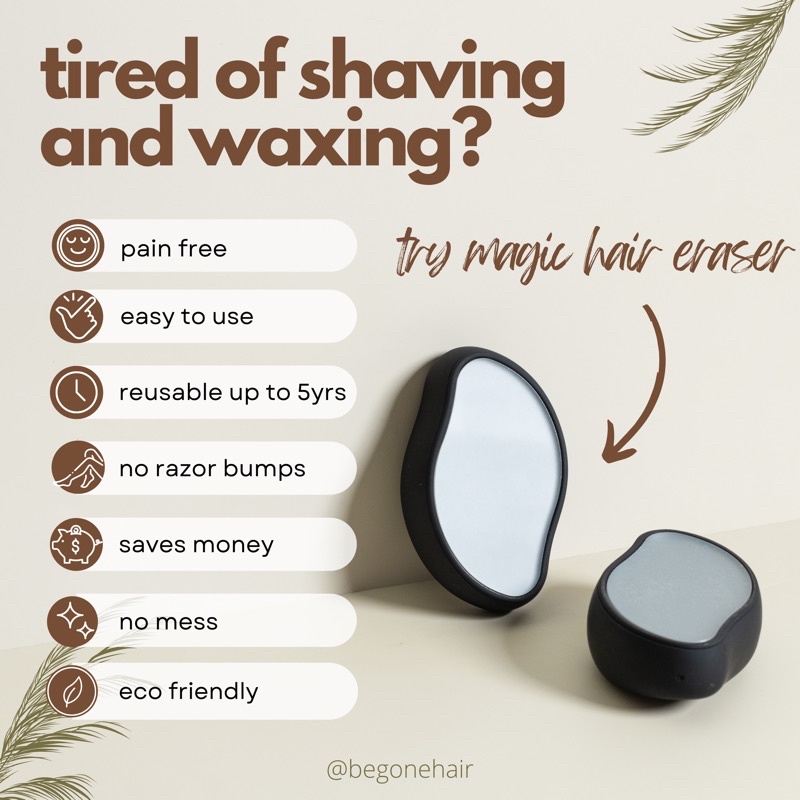 Nano Glass Hair Removal Painless Skin Friendly For Women or men