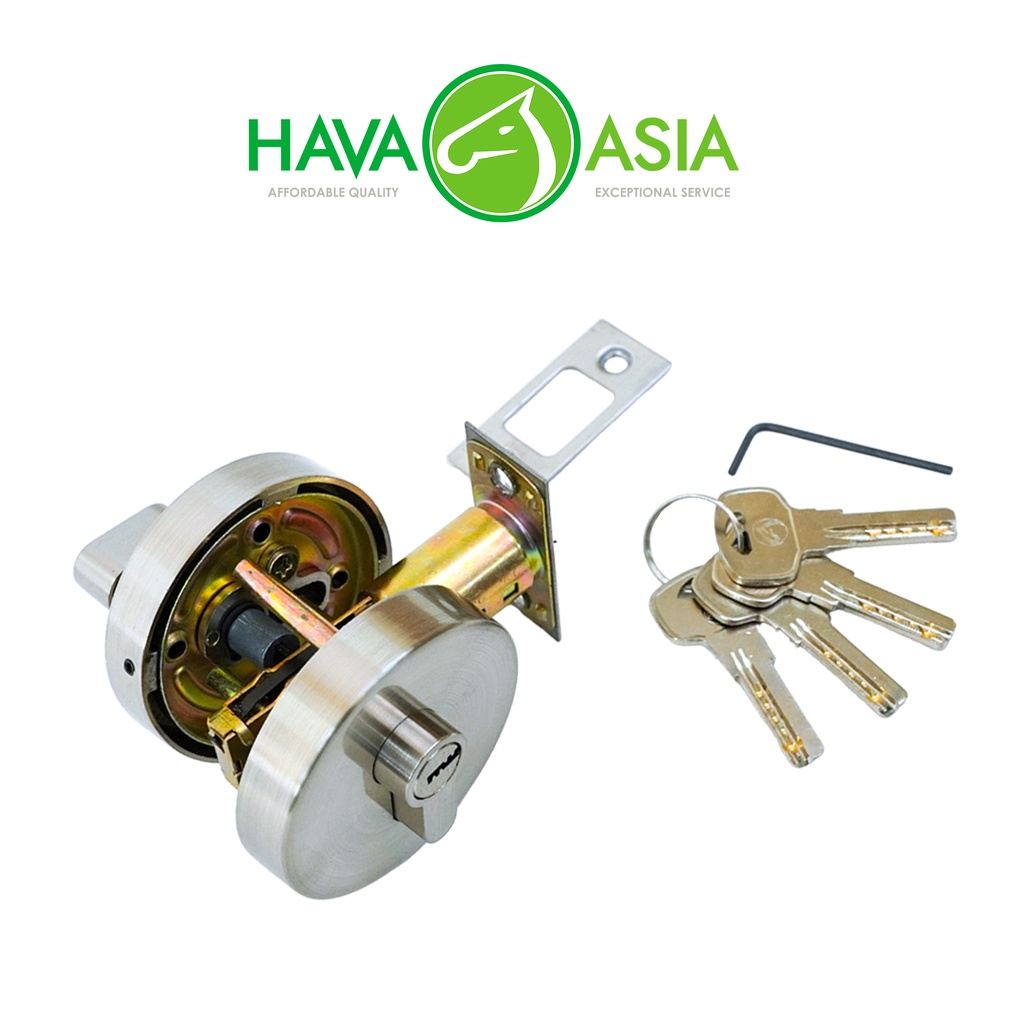 HavaAsia Heavy Duty Entrance Door Lock Deadbolt Single Cylinder (Code