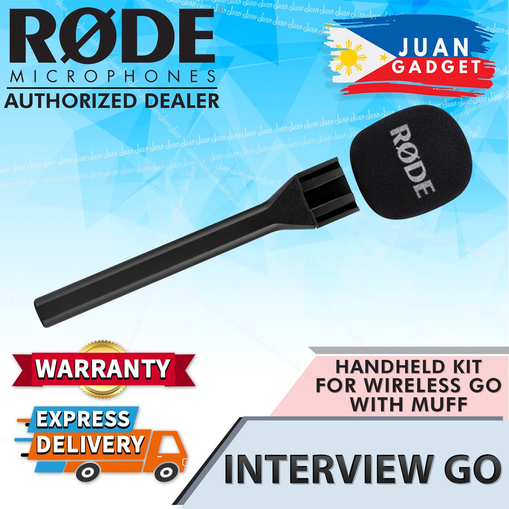 Rode Interview Go Handheld Mic Adapter for the Wireless Go (Black) JG