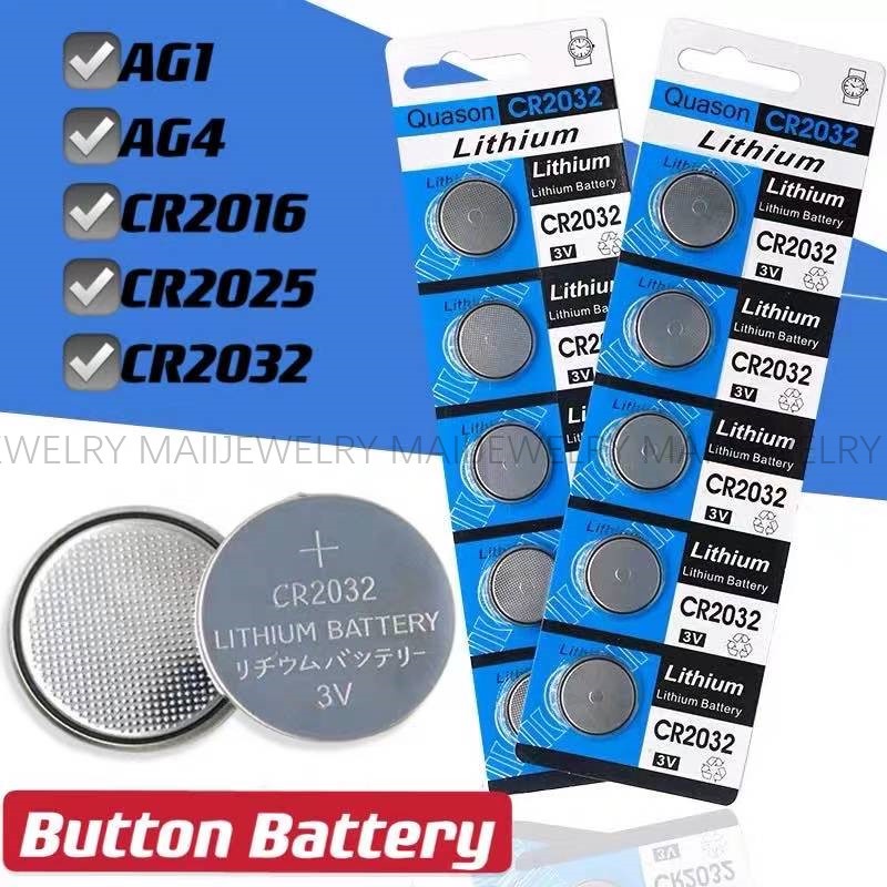 AG1/ AG3/ AG4/ CR2016/ CR2025/ CR2032 Button Cell Tablet Battery Watch