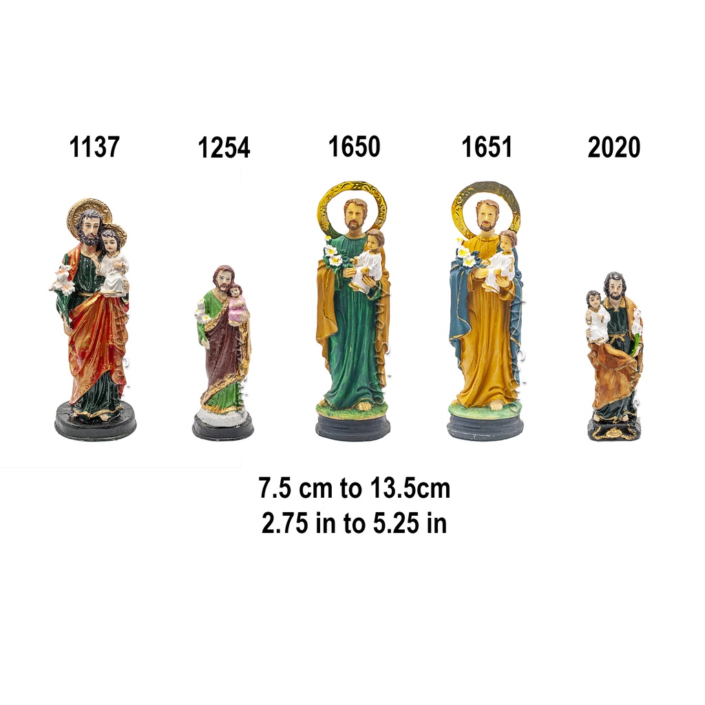AnoSaiyo Saint Joseph Statue Patron Saint Religious Item Figurine for